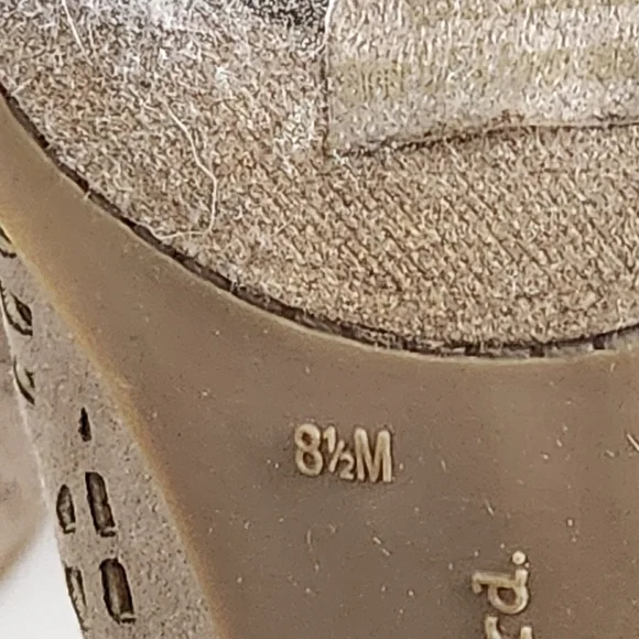 Indigo Rd. Irparca Open-Toe Punched Slingback Block Heel Sandals Size 8.5 US - Picture 6 of 9